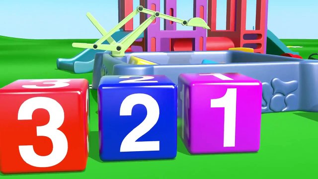 Çizgi film İş Makineleri Greyder Bölüm 2 (Sayılar öğreniyoruz)