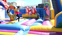 Bouncy Castle Fun for Children at Adventure Park Fun Fair | TheChildhoodLife