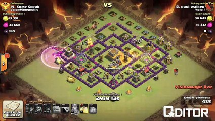 Yolo ! Vs ValarMorghullis Gameplays en live th9/th8 Clash of Clans Français