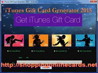 Latest iTunes Gift Card Generator 2015