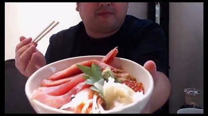 ニコ生 深淵のどか 中嶋勇樹 仙台 ニート 【ドカX】海鮮丼とあら汁【築地】