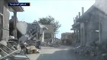 الجزيرة تدخل بلدة تير معلة بريف حمص وتوثق الدمار