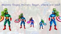 The Avengers Finger Family Song Daddy Finger Nursery Rhymes Thor Captain America Allien Tr