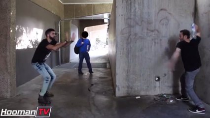 Funny Videos -  Hahahaha- Scare Prank - GETTING SHOT IN PUBLIC