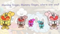 The Amazing World of Gumball Finger Family Song Daddy Finger Nursery Rhymes Full animated