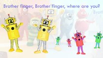 Yo Gabba Gabba Finger Family Song Daddy Finger Nursery Rhymes Full animated cartoon englis