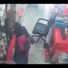 The woman LCD stolen see cctv footage