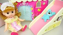 Baby Doll slide bedroom 콩순이 와 뽀로로 침대놀이방 장난감 놀이