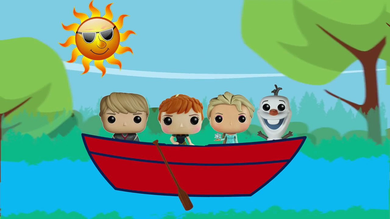 Disney FROZEN Row Row Row Your Boat Song [Nursery Rhyme] FUNKO POP! Toy PARODY
