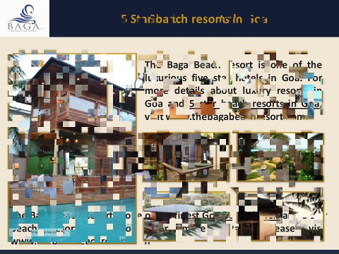 Five star hotels in Goa, Tourism in Goa, Goa beach hotels