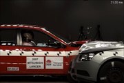 Used Car Safety Crash Test – 2007 Mitsubishi Lancer