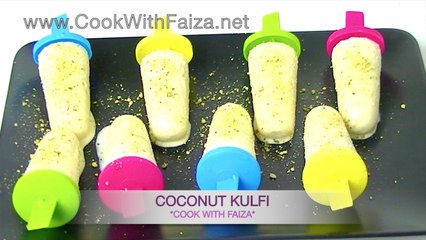 COCONUT KULFI *COOK WITH FAIZA*