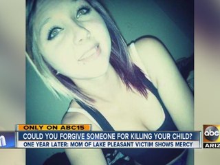 Mom forgives man for killing her child