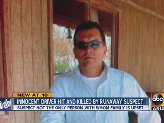 Innocent driver hit and killed by runaway suspect