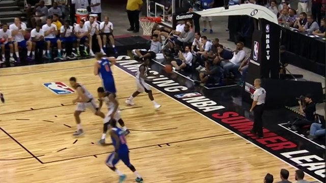 Kristaps Porzingis Makes Summer League Debut!