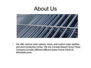 Temporary Construction Fence Panel - Presented-By-www.globalfence.ca