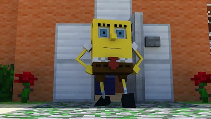 Spongebob in Minecraft Animation