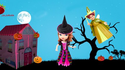 Sofia The First Halloween Costume Dress up Party 2015 with Fairy Goth Mother and Monsters