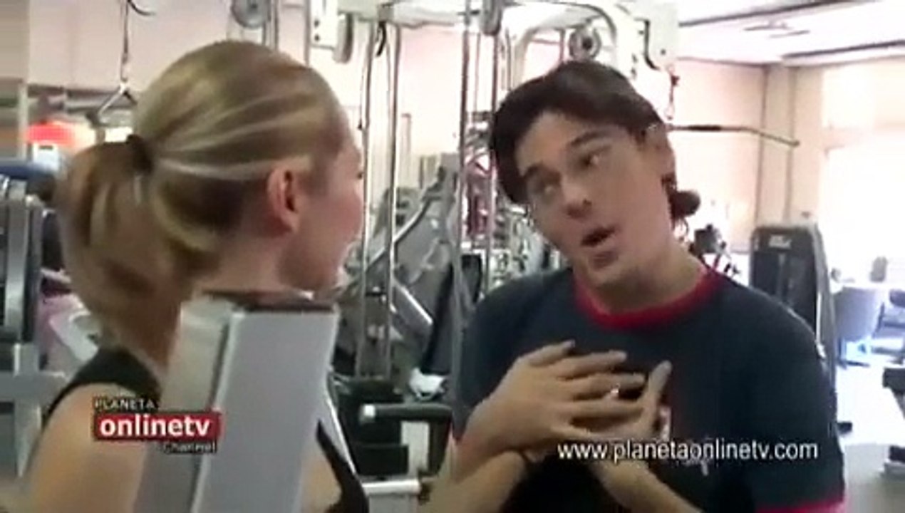 Spor Salonunda Sıcak Görüntüler