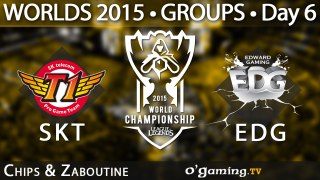 SKT T1 vs Edward Gaming - World Championship 2015 - Phase de groupes - 09/10/15 Game 1