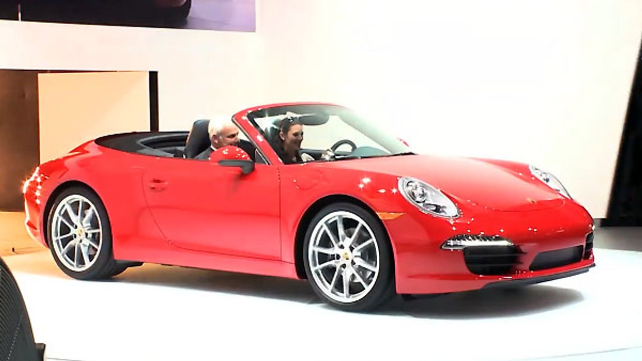 NAIAS 2012 Weltpremiere für das neue 911er Cabrio