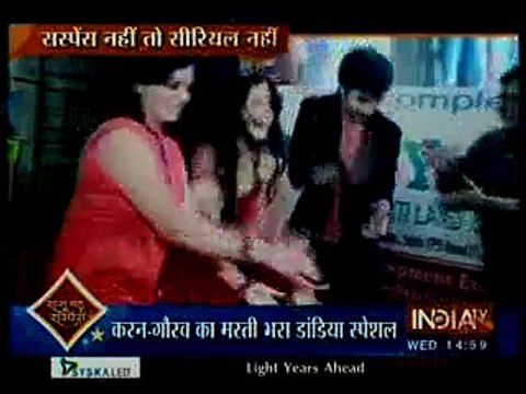 Thapi Aur Bihaan Ne Saath Mein Khele Dandia Jisse Dekh Dhruv Ko Laga Jatka - 21 October 2015 - Thapki Pyaar Ki