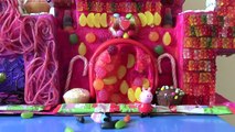 Peppa Pig English New Toys Videos – George on Candy Castle, Peppa Pig Cake Tea Party With