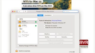 Paragon NTFS 14 per OS X - AVRMagazine.com