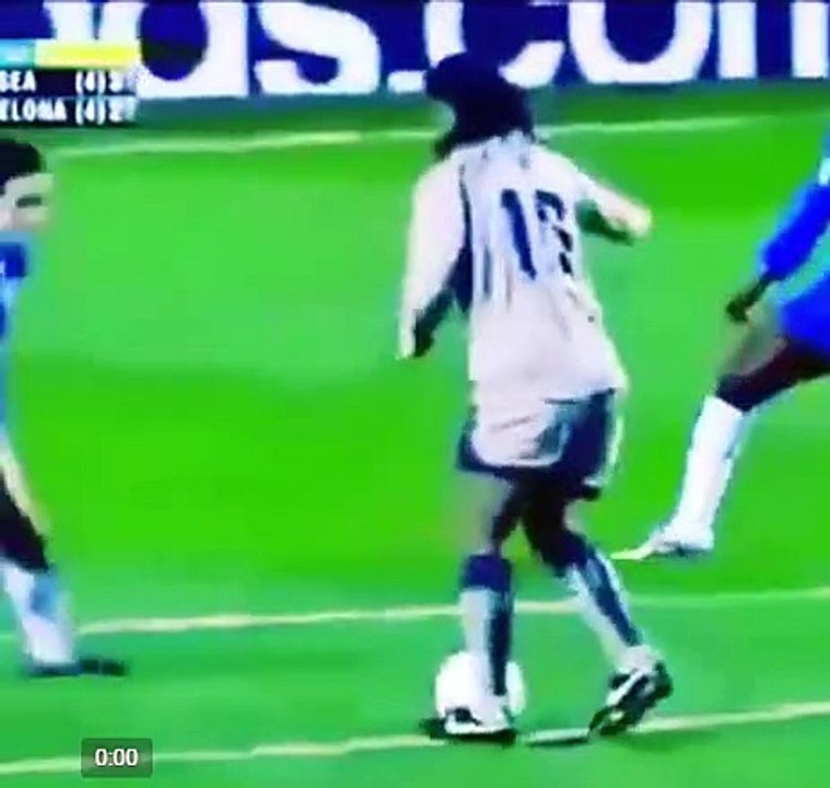No space. No run up. No problem! - Ronaldinho