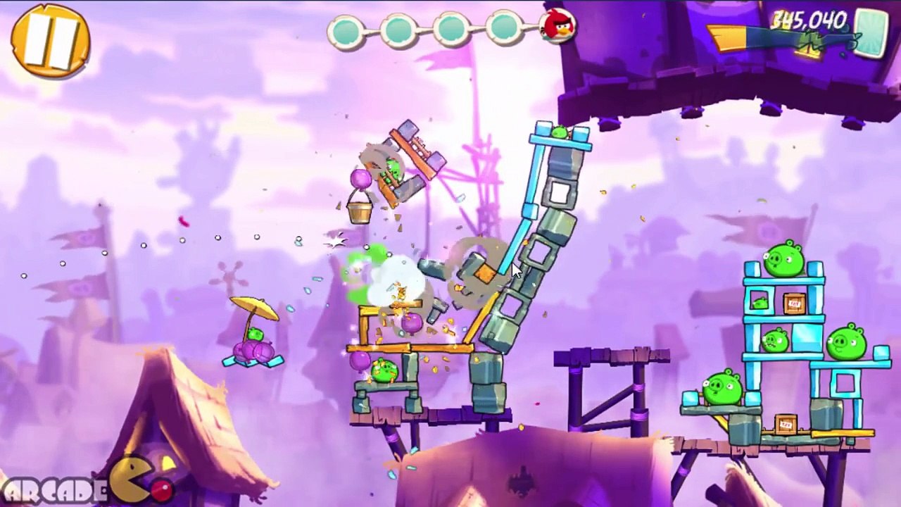 Angry Birds 2 - Level 191 - 200 Pig City Steakholm Walkthrough 3 Stars Final Boss!