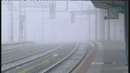 Le rail quasiment à l'arrêt dans le Hainaut