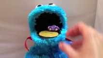 Cookie Monster Eats Lightning McQueen, Mater and Other Disney Pixar Cars Micro Drifters