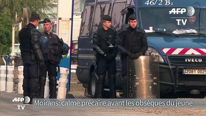 Moirans: calme précaire avant les obsèques du jeune