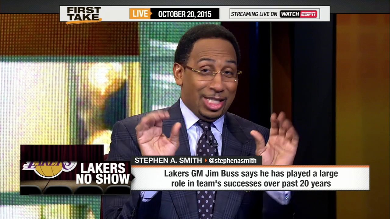 Stephen A. Jim Buss is 'an atrocity'