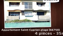 A louer - appartement - Saint-Cyprien plage (66750) - 4 pièces - 35m²