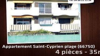 A louer - appartement - Saint-Cyprien plage (66750) - 4 pièces - 35m²