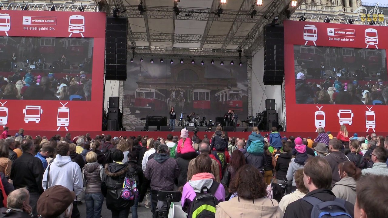 Tramway Parade 150 Jahre Tramway in Wien Teil 7 Konzert Christina Stürmer