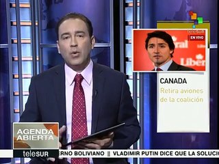 Premier canadiense ordena retiro de sus aviones en Medio Oriente