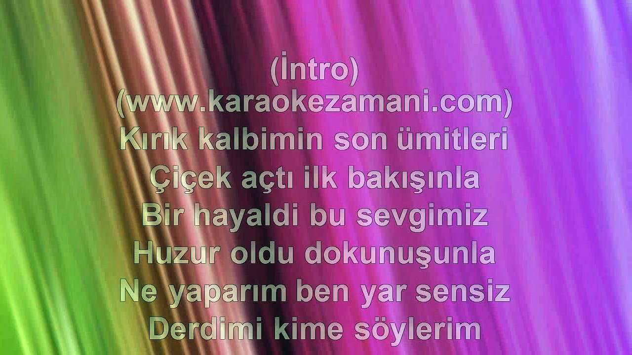 Mustafa Ceceli - Aşkım Benim - (2015) TÜRKÇE KARAOKE