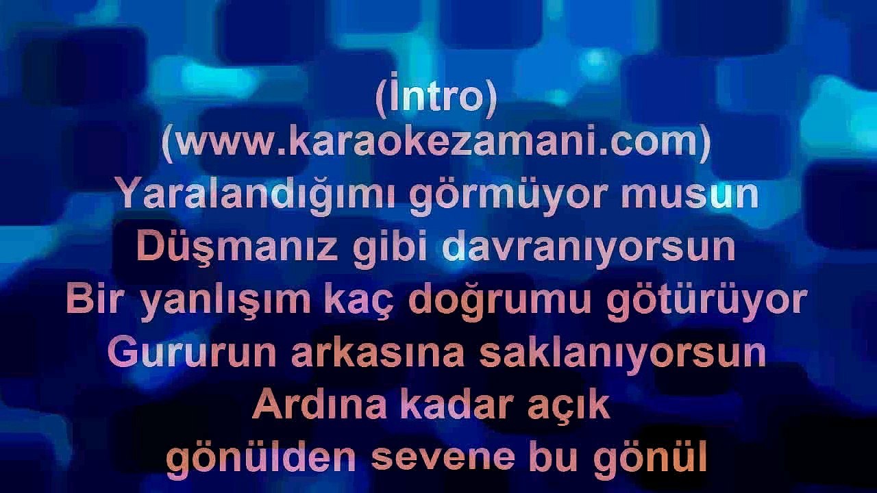 Mustafa Ceceli - Bir Yanlış Kaç Doğru - (2012) TÜRKÇE KARAOKE