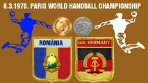 Handball гандбол Championnat du monde de handball masculin 1970 Final World Cup România DDR Germany