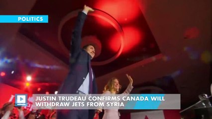 Justin Trudeau Confirms Canada Will Withdraw Jets from Syria