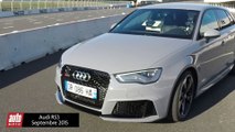 Audi RS3 : 0 à 250 km/ h sur le circuit de Montlhéry