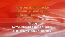 Mustafa Sandal - İsyankar - (Oryantal Vers) - (2004) TÜRKÇE KARAOKE