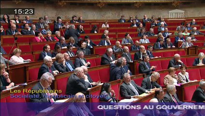 Sébastien Huyghe interroge Manuel Valls sur la place donnée à Marine Le Pen sur le service public