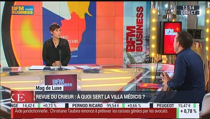 Le Mag de Luxe: La villa Médicis est à la une de la Revue du Crieur - 21/10