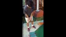 When you loose your bet at Minigolf