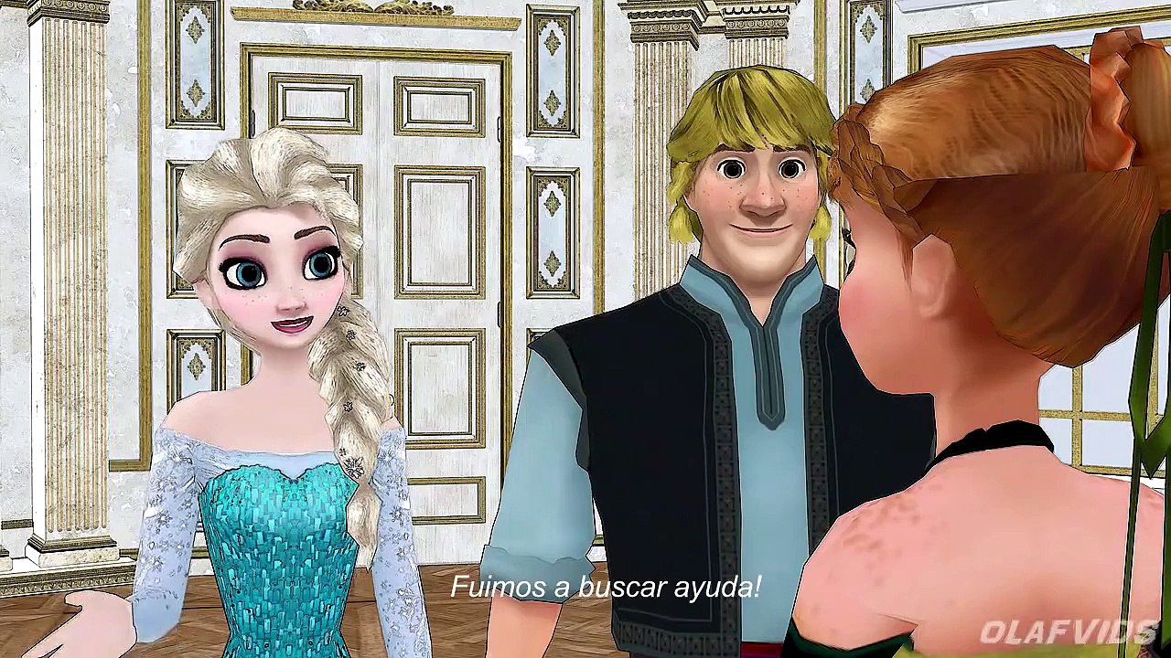 A Scary KISS! Elsa & Anna of Arendelle Episode 18 Halloween Frozen Parody