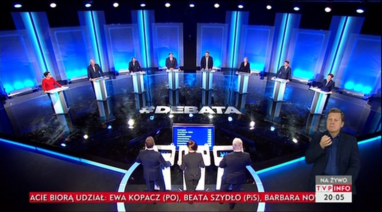 [DEBATA] Debata polityczna ośmiu partii 20.10.2015 - PART 01