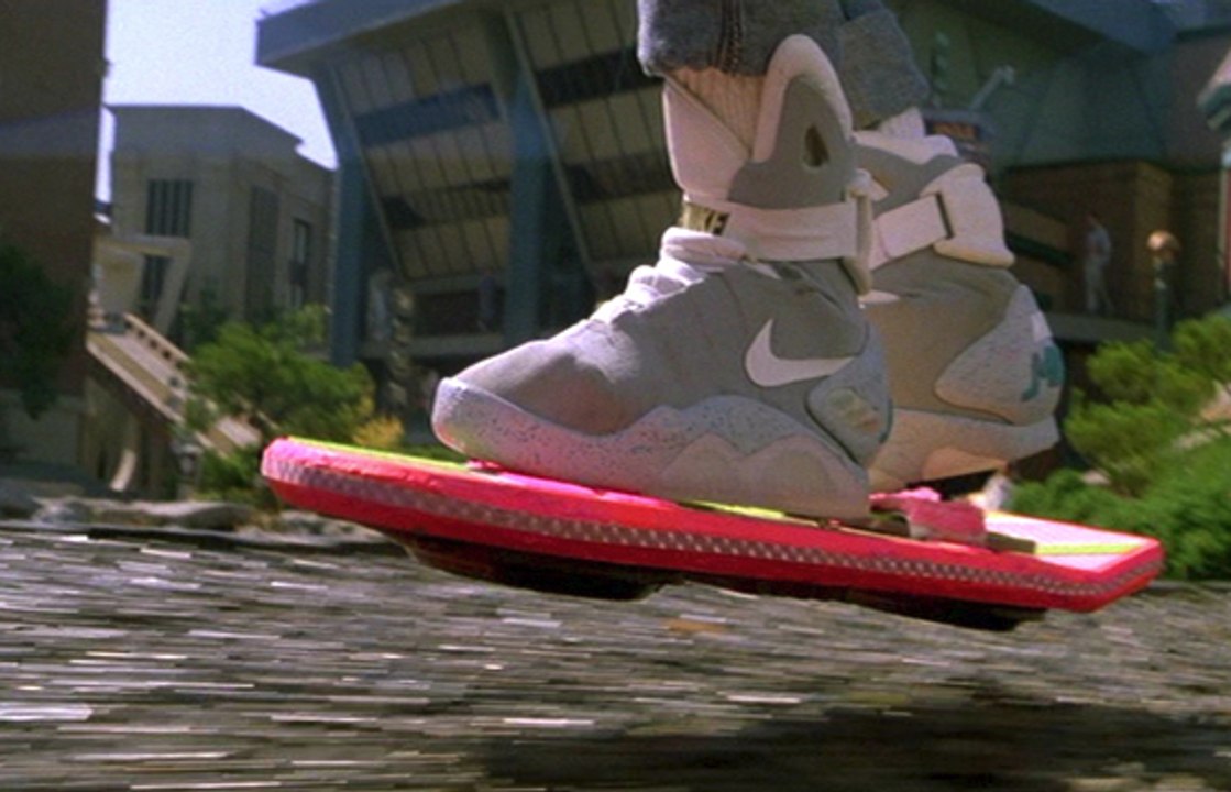 Back to the Future  Power lacing legendary Nike sneakers.